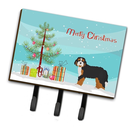 Carolines Treasures Bernedoodle Christmas Tree Leash or Key Holder CK3804TH68